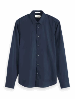 Scotch & Soda Classic Stretch Shirt | Slim Fit 10 Scotch & Soda Classic Stretch Shirt | Slim Fit -Scotch & Soda 132837 Night FNT dcf7e9e3 84b1 4fac b75a 96fd1878e592
