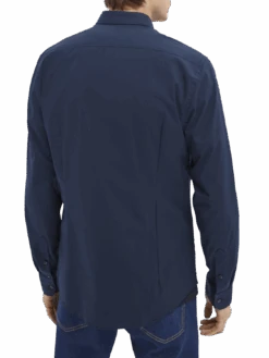 Scotch & Soda Classic Stretch Shirt | Slim Fit 9 Scotch & Soda Classic Stretch Shirt | Slim Fit -Scotch & Soda 132837 Night NHD BCK