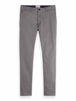 Scotch & Soda Stuart - Stretch Chinos | Regular Slim Fit -Scotch & Soda 153649 Grey FNT 1fde4a0e f1c4 47dc b3d0 0a210083e9f0