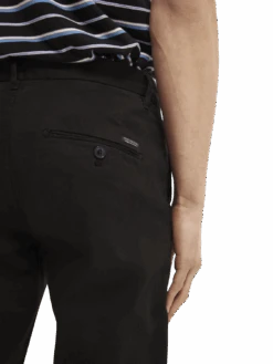 Scotch & Soda Mott Super Slim Fit Classic Chino -Scotch & Soda 153650 Black NHD DTL1 d54ca8d9 7158 4a77 8ecc 149a08d30905