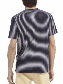Scotch & Soda Classic Striped T-Shirt -Scotch & Soda 154386 Combo 20A NHD BCK
