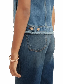 Scotch & Soda Sleeveless Organic Denim Jacket — Remade Classic -Scotch & Soda 164308 Remade 20Classic NHD DTL1