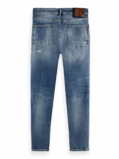 Scotch & Soda Skim Skinny Fit Organic Jeans — Spin Out -Scotch & Soda 164361 Spinout BCK