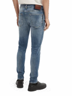 Scotch & Soda Skim Skinny Fit Organic Jeans — Spin Out -Scotch & Soda 164361 Spinout NHD BCK