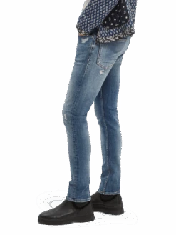 Scotch & Soda Skim Skinny Fit Organic Jeans — Spin Out -Scotch & Soda 164361 Spinout NHD SDE
