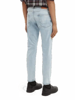Scotch & Soda Ralston Regular Slim-Fit Jeans – Wind Stripped -Scotch & Soda 164366 Wind 20Stripped NHD BCK