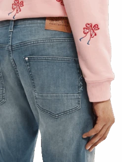 Scotch & Soda Ralston Regular Slim-Fit Jeans – Grassland -Scotch & Soda 164369 Grassland NHD DTL1