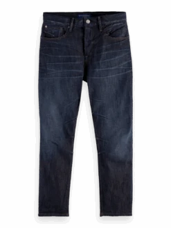 Scotch & Soda Dean Loose Tapered Jeans — Embrace The Blauw -Scotch & Soda 164376 Embrace 20The 20Blauw FNT