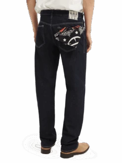 Scotch & Soda Elvis Vert Organic Jeans — Jail House Rock -Scotch & Soda 164383 Jail 20House 20Rock NHD BCK