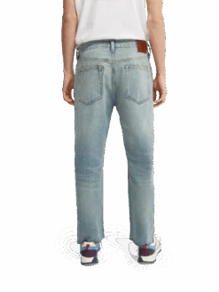 Scotch & Soda The Vert Cropped Organic Cotton Jeans — Remade Classic -Scotch & Soda 164384 Remade 20Classic NHD BCK