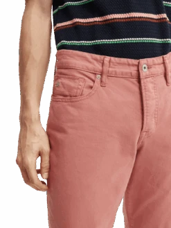 Scotch & Soda Ralston Garment-Dyed Regular Slim-Fit 19 Scotch & Soda Ralston Garment-Dyed Regular Slim-Fit -Scotch & Soda 164430 Elvis 20Rose NHD DTL2
