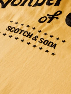 Scotch & Soda Elvis Short-Sleeved Shirt -Scotch & Soda 164488 Orange 20Haze DTL6