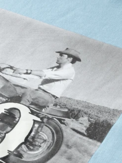 Scotch & Soda Elvis Relaxed-Fit Organic Hoodie -Scotch & Soda 164503 Fifties 20Blue DTL6