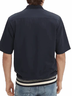 Scotch & Soda Relaxed-Fit Polo Shirt 12 Scotch & Soda Relaxed-Fit Polo Shirt -Scotch & Soda 164541 Night NHD BCK