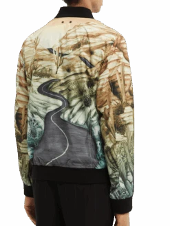 Scotch & Soda Reversible Printed Bomber 15 Scotch & Soda Reversible Printed Bomber -Scotch & Soda 164563 Combo 20C NHD BCK
