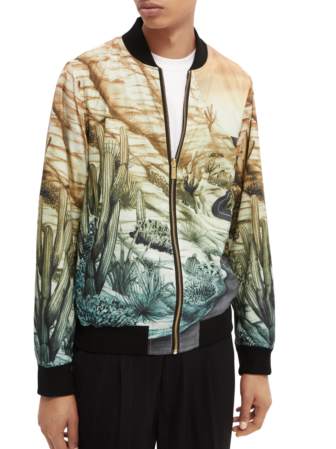 Scotch & Soda Reversible Printed Bomber 3 Scotch & Soda Reversible Printed Bomber