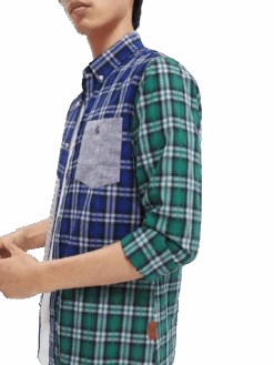 Scotch & Soda Mix & Match Regular-Fit Shirt -Scotch & Soda 164597 Combo 20A NHD DTL1