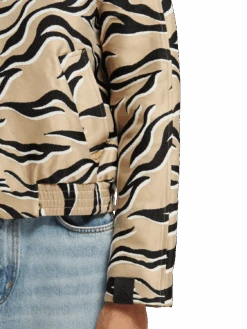 Scotch & Soda Printed Short Jacket 15 Scotch & Soda Printed Short Jacket -Scotch & Soda 164641 Combo 20K NHD DTL1