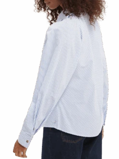 Scotch & Soda Striped Organic Regular-Fit Shirt -Scotch & Soda 164654 Combo 20S NHD BCK