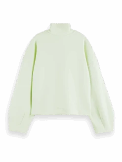 Scotch & Soda Anorak Sweater -Scotch & Soda 164671 Citrus 20Green BCK