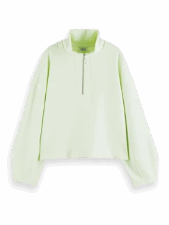 Scotch & Soda Anorak Sweater -Scotch & Soda 164671 Citrus 20Green FNT