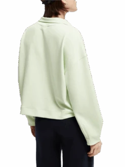 Scotch & Soda Anorak Sweater -Scotch & Soda 164671 Citrus 20Green NHD BCK