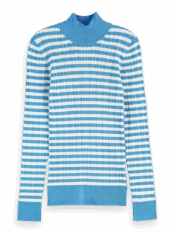 Scotch & Soda Striped Slim-Fit Sweatshirt -Scotch & Soda 164738 Combo 20S FNT