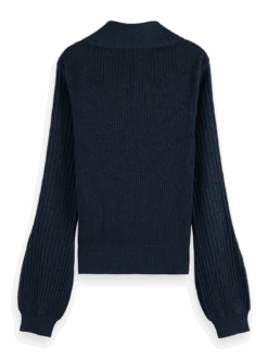 Scotch & Soda Slim-Fit Sweater -Scotch & Soda 164743 Night BCK