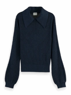 Scotch & Soda Slim-Fit Sweater -Scotch & Soda 164743 Night FNT