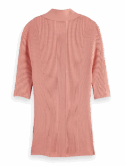 Scotch & Soda Slim-Fit Short-Sleeved Polo -Scotch & Soda 164745 Desert 20Pink BCK