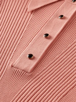 Scotch & Soda Slim-Fit Short-Sleeved Polo -Scotch & Soda 164745 Desert 20Pink DTL6