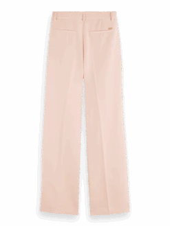 Scotch & Soda High-Rise Wide-Leg Trousers -Scotch & Soda 164788 Cadillac 20Pink BCK