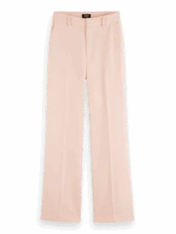 Scotch & Soda High-Rise Wide-Leg Trousers -Scotch & Soda 164788 Cadillac 20Pink FNT