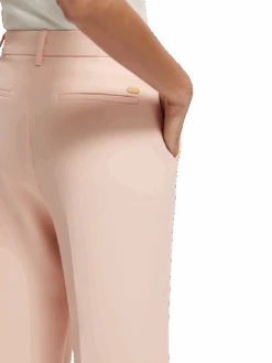 Scotch & Soda High-Rise Wide-Leg Trousers -Scotch & Soda 164788 Cadillac 20Pink NHD DTL1