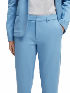 Scotch & Soda Lowry Slim-Fit Trousers -Scotch & Soda 164790 Quilt 20Blue NHD DTL1