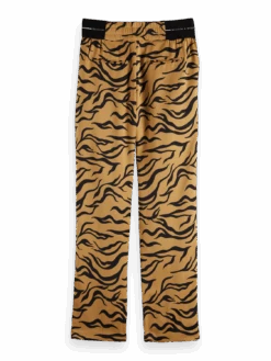 Scotch & Soda Mid-Rise Elasticated-Waistband Trousers -Scotch & Soda 164801 Combo 20K BCK