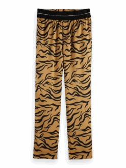 Scotch & Soda Mid-Rise Elasticated-Waistband Trousers -Scotch & Soda 164801 Combo 20K FNT