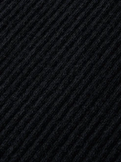 Scotch & Soda Ribbed-Knit Midi Dress -Scotch & Soda 164826 Black DTL6