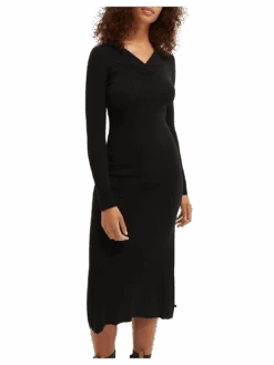 Scotch & Soda Ribbed-Knit Midi Dress