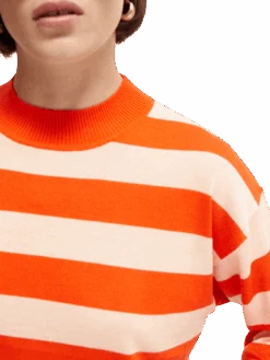 Scotch & Soda Relaxed-Fit Sweater 18 Scotch & Soda Relaxed-Fit Sweater -Scotch & Soda 164919 Combo 20S NHD DTL2