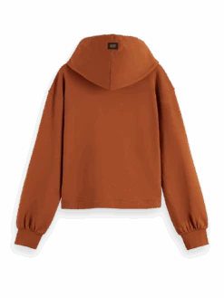 Scotch & Soda Elvis Graphic Organic Cotton Hoodie 13 Scotch & Soda Elvis Graphic Organic Cotton Hoodie -Scotch & Soda 164933 Bronze BCK