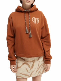 Scotch & Soda Elvis Graphic Organic Cotton Hoodie