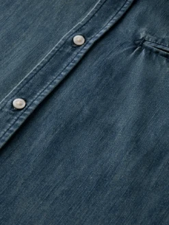 Scotch & Soda Lightweight Denim Shirt -Scotch & Soda 165310 indigo DTL6