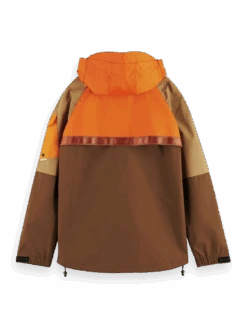 Scotch & Soda Water-Repellent Colour Block Jacket -Scotch & Soda 165336 Combo 20A BCK