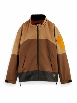 Scotch & Soda Water-Repellent Colour Block Jacket -Scotch & Soda 165336 Combo 20A DTL1
