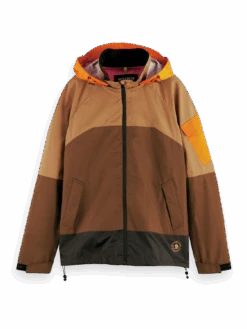 Scotch & Soda Water-Repellent Colour Block Jacket -Scotch & Soda 165336 Combo 20A FNT