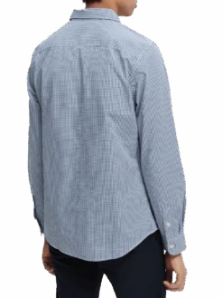 Scotch & Soda Slim Fit Organic Oxford Shirt -Scotch & Soda 165339 Combo 20B NHD BCK