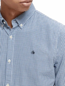 Scotch & Soda Slim Fit Organic Oxford Shirt -Scotch & Soda 165339 Combo 20B NHD DTL1