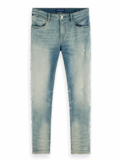 Scotch & Soda Skim Super-Slim Jeans - Golden Blauw -Scotch & Soda 165388 Golden 20Blauw FNT