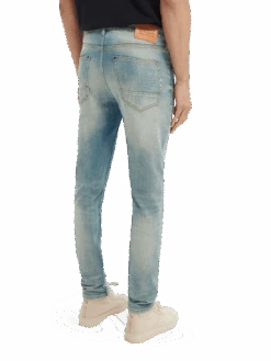 Scotch & Soda Skim Super-Slim Jeans - Golden Blauw -Scotch & Soda 165388 Golden 20Blauw NHD BCK